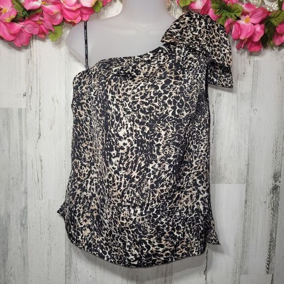 NWT Avec Les Filles Cold Shoulder Blouse - Picture 3 of 11